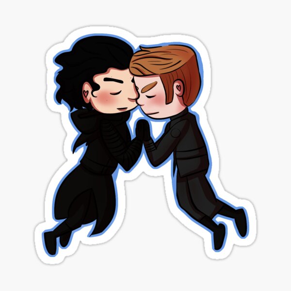 Vista previa del artículo con la obra «Ren y Hux», diseñado y vendido por AshPatch.
