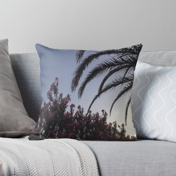 Palm Tree Throw Pillow