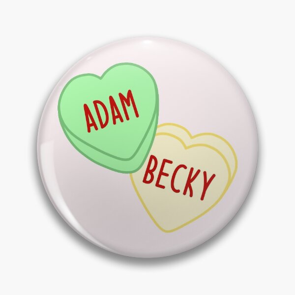 Item preview, Adam & Becky Candy Hearts designed and sold by jesimink.