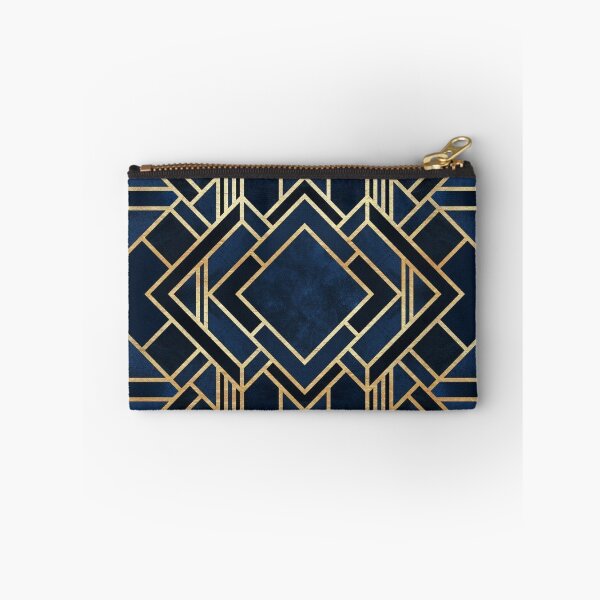 Item preview, Art Deco Blue Diamond Retro Pattern designed and sold by Freshfroot.