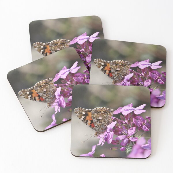 Item preview, Painted Lady Butterfly en flor de dinero designed and sold by SweepingShadows.