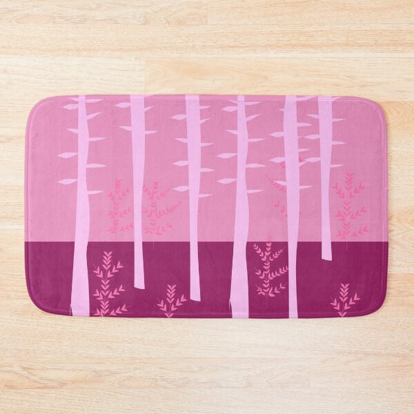 Item preview, Mysterious spring forest, pink forest designed and sold by Gabrielle Freitas.