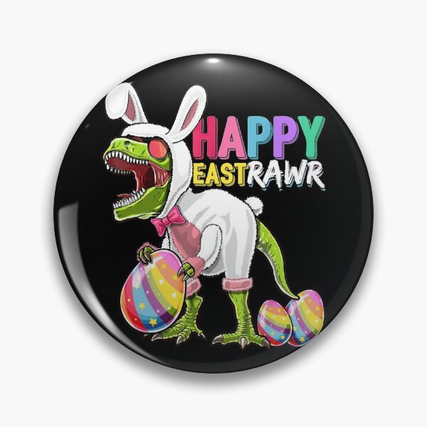 Item preview, Happy Eastrawr T Rex Dinosaur Easter Bunny Egg Costume Kids Easter Gift designed and sold by EvanMcguinness.