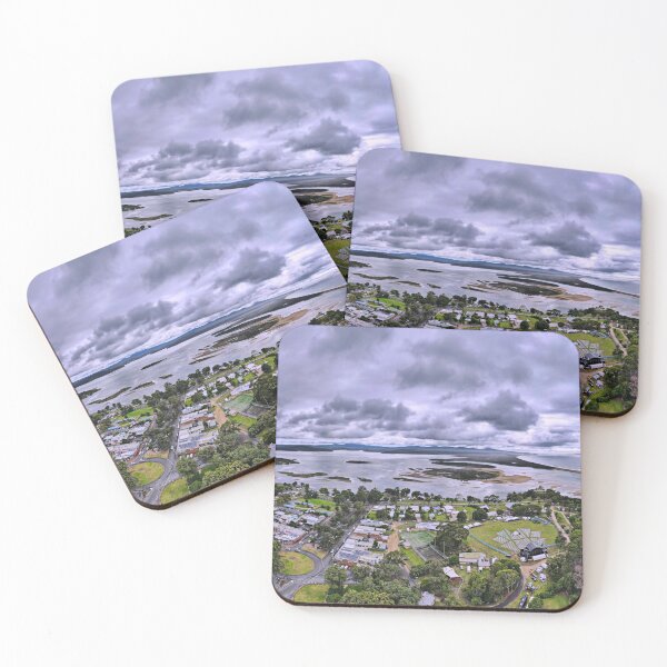 Item preview, Mallacoota Lake and Town Panorama at Sounds Better Together Concert designed and sold by Colin Dixon.