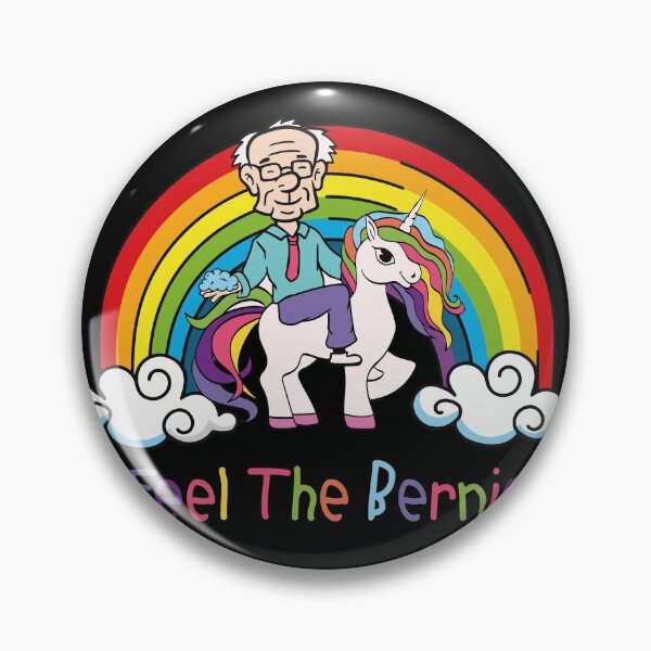 Item preview, Feel The Bern Funny Bernie Sanders Riding Unicorn Elections Essential designed and sold by BrennaEirlys.