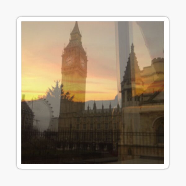 London Sunset Sticker