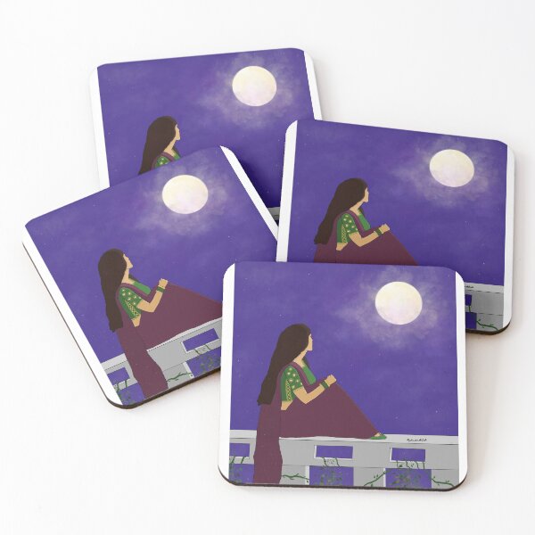 Item preview, Chand Nazar Aaya (The Moon is in Sight) designed and sold by NishuTheArtist.