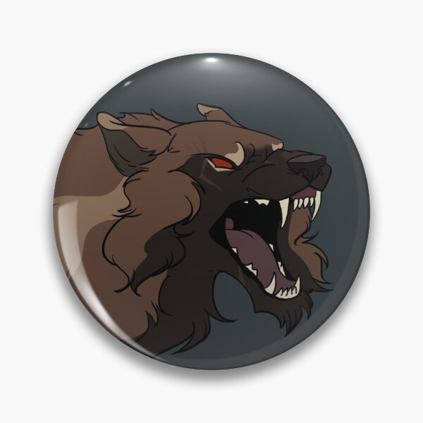Artikelvorschau, Wütender Wolf Brown entworfen und verkauft von WynBird.