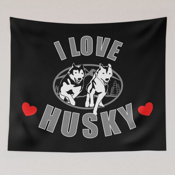 Item preview, I LOVE Husky designed and sold by BernhArt.