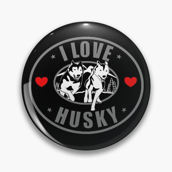Item preview, I LOVE Husky designed and sold by BernhArt.