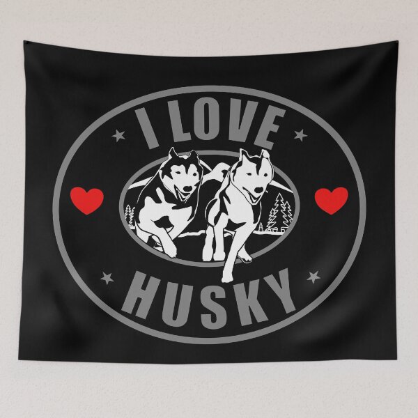 Item preview, I LOVE Husky designed and sold by BernhArt.
