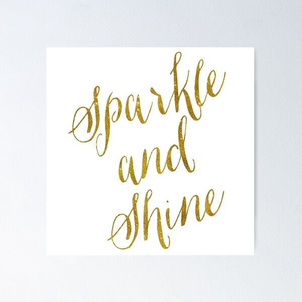 Glitter Golden, Silver And Colorful Sparkle Stars | Sticker