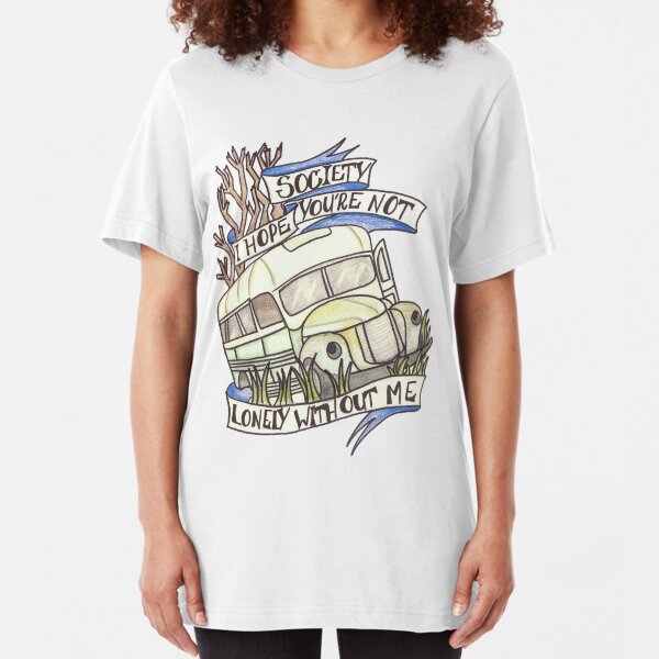 Into the Wild "Society" Slim Fit T-Shirt