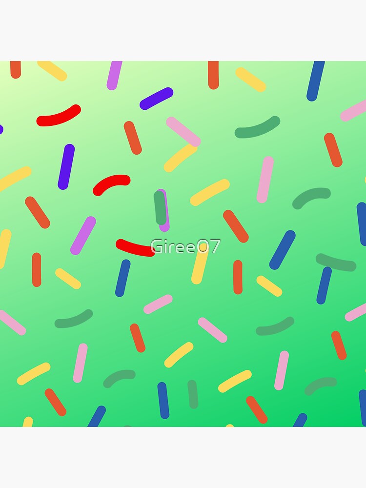 "Confetti design" Sticker for Sale by Giree07 Redbubble