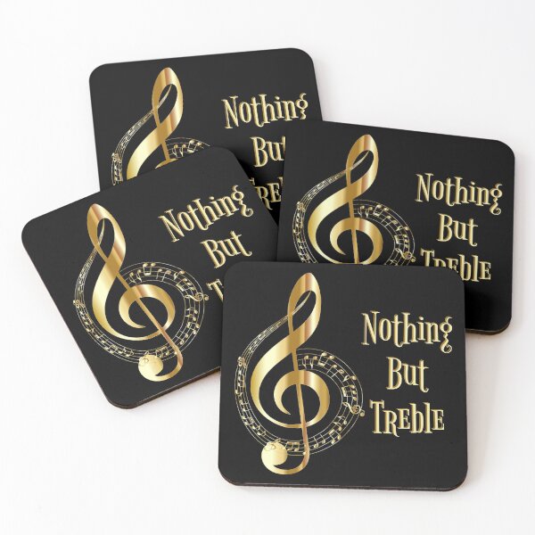 Item preview, Nothing But Treble Clef Music Note designed and sold by TheButtonCrew.