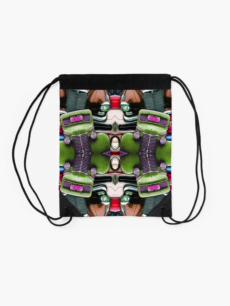 Alternate view of Abstract Auto Artwork Two Drawstring Bag