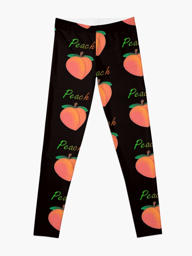 Peach shop emoji leggings