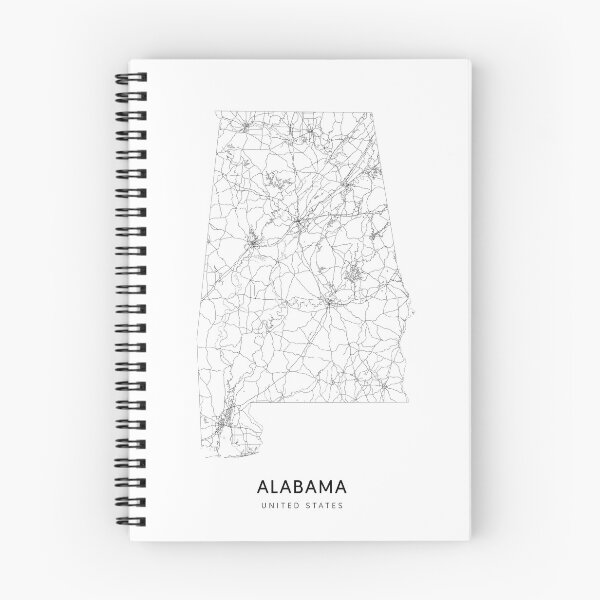 Item preview, Alabama State Map 2 Art Print by LandSartprints designed and sold by LandSartprints.