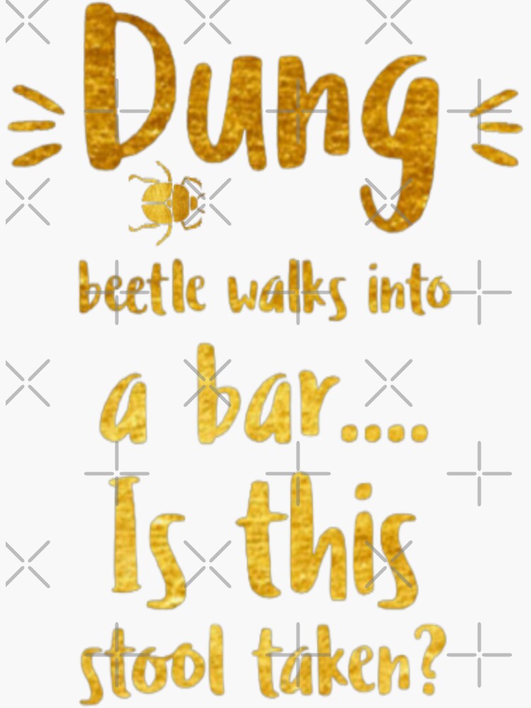 Hilarious Is This Stool Taken ? Dung Beetle Hilarious Is This Stool Taken ? Dung Beetle