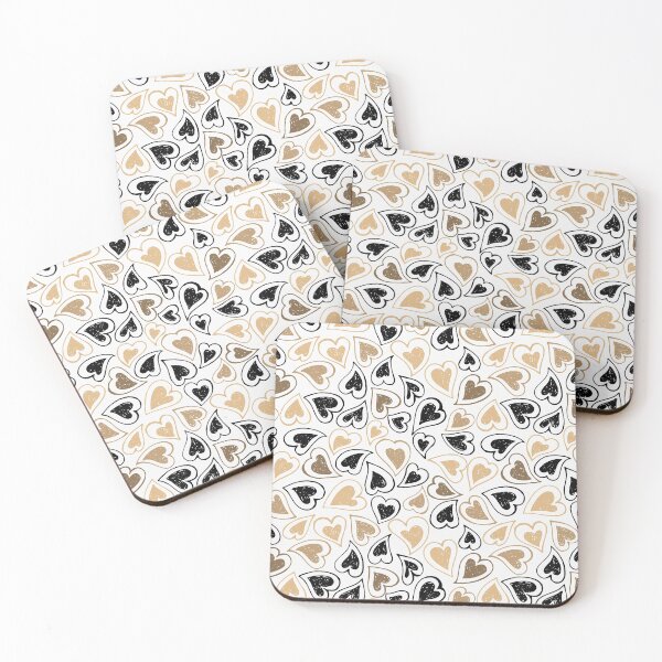 Item preview, Hand Drawn Hearts Background designed and sold by della95.