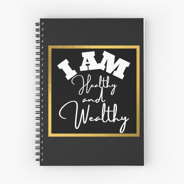 Item preview, I AM HEALTHY I AM WEALTHY designed and sold by UnboundFull.