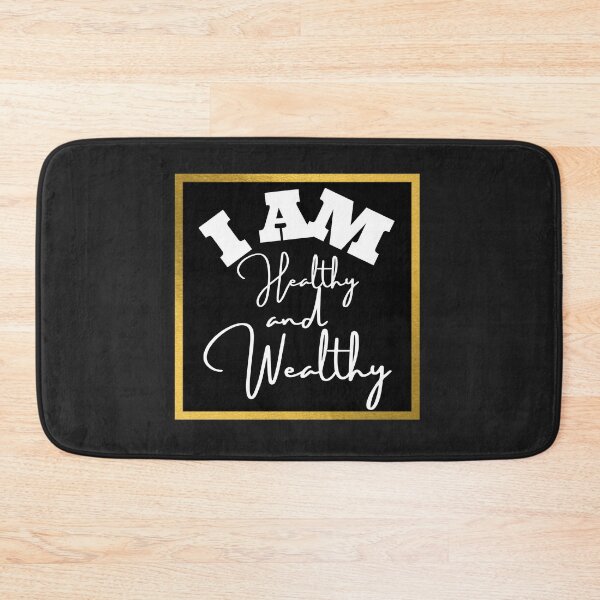 Item preview, I AM HEALTHY I AM WEALTHY designed and sold by UnboundFull.