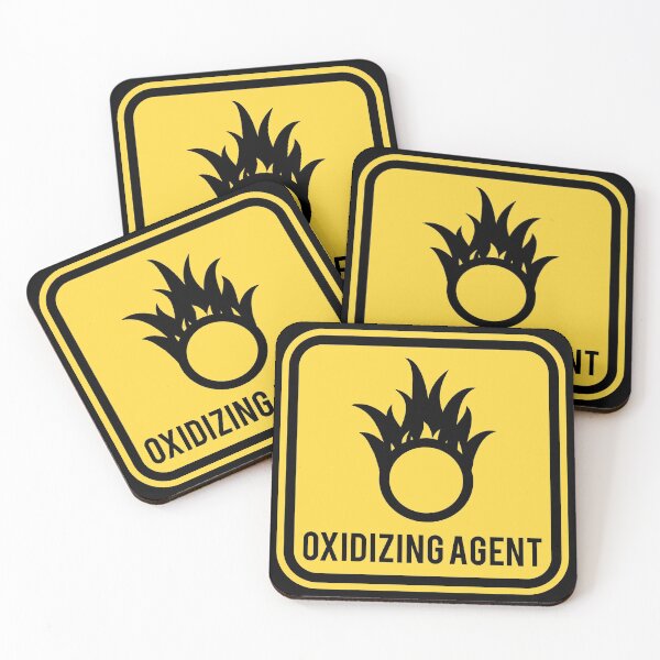 Item preview, Warning sign - Oxidizing Agent designed and sold by Smaragdas.
