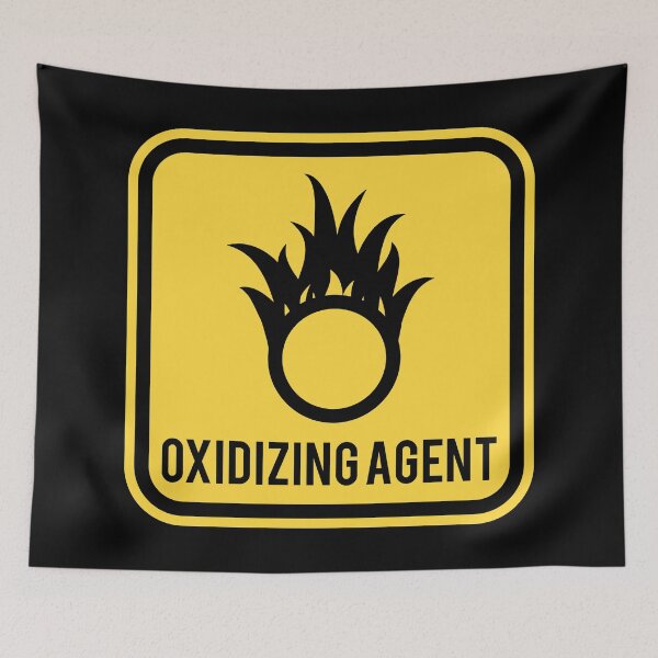 Item preview, Warning sign - Oxidizing Agent designed and sold by Smaragdas.