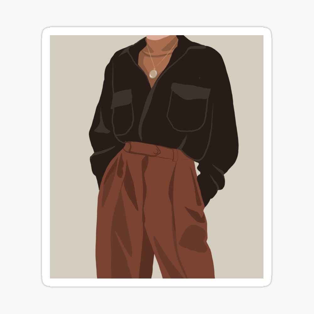 Aesthetic clothing clearance drawing