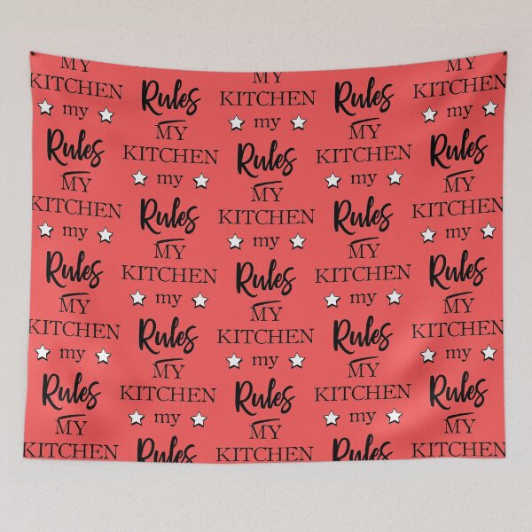 Item preview, My kitchen my rules designed and sold by lepetitcalamar.