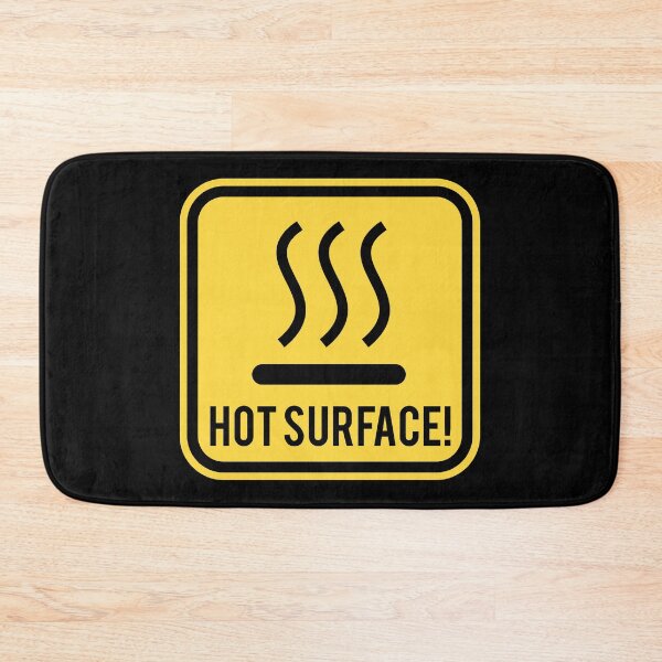 Item preview, Warning sign - Hot Surface designed and sold by Smaragdas.