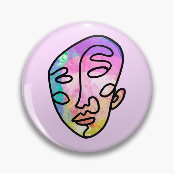 Item preview, Rainbow Abstract Face designed and sold by Jade Leeson.
