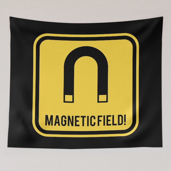 Item preview, Warning sign - Magnetic Field designed and sold by Smaragdas.