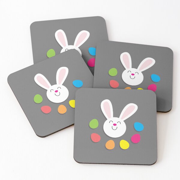 Item preview, Cute Bunny and Easter eggs designed and sold by jazzydevil.