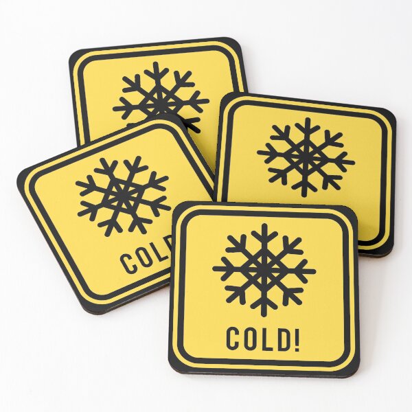 Item preview, Warning sign - Cold designed and sold by Smaragdas.