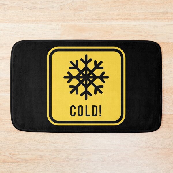 Item preview, Warning sign - Cold designed and sold by Smaragdas.