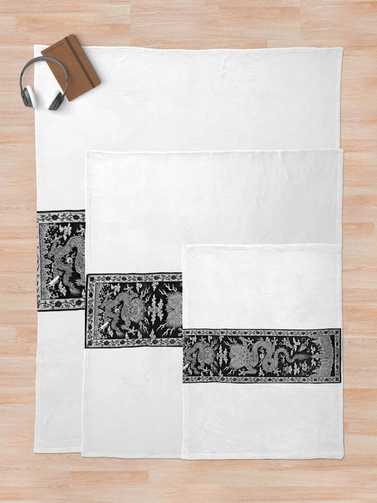Thumbnail 5 of 6, Throw Blanket, Chinese Rug Pattern designed and sold by princesssomo21.