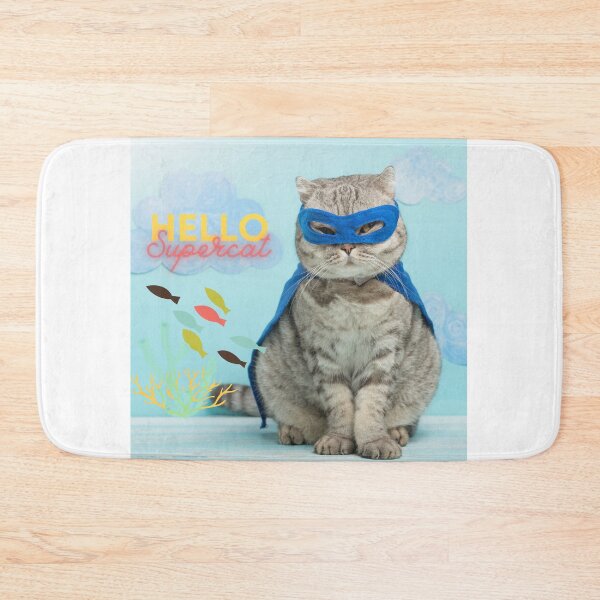Item preview, Hello, Supercat designed and sold by DrakeDuck.