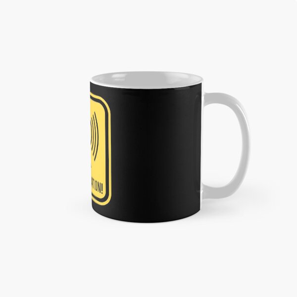 Item preview, Warning sign - Waves Radiation designed and sold by Smaragdas.