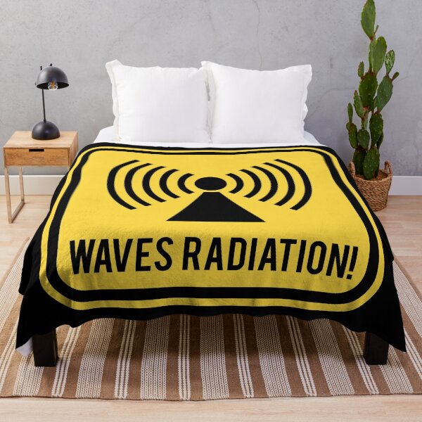 Item preview, Warning sign - Waves Radiation designed and sold by Smaragdas.