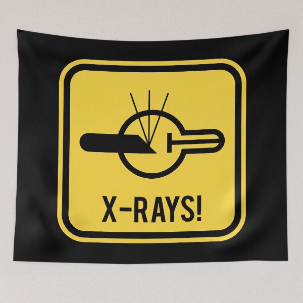 Item preview, Warning sign - X-Rays designed and sold by Smaragdas.