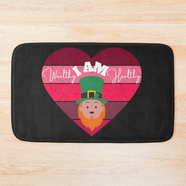 Item preview, I AM HEALTHY I AM WEALTHY (Leprechaun) designed and sold by UnboundFull.