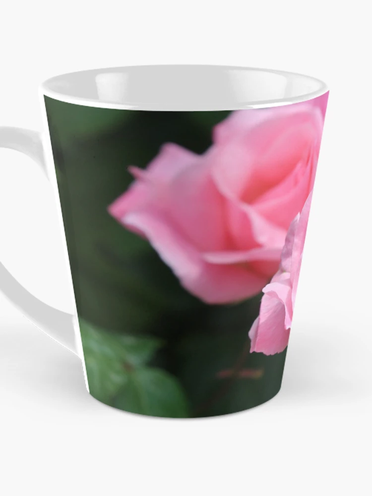 Thumbnail 3 of 4, Coffee Mug, Pink Roses designed and sold by SweepingShadows.