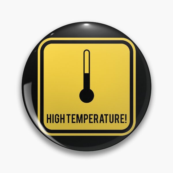 Item preview, Warning sign - High Temperature  designed and sold by Smaragdas.