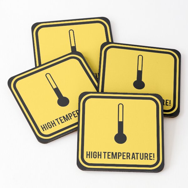 Item preview, Warning sign - High Temperature  designed and sold by Smaragdas.