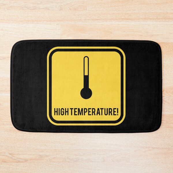Item preview, Warning sign - High Temperature  designed and sold by Smaragdas.
