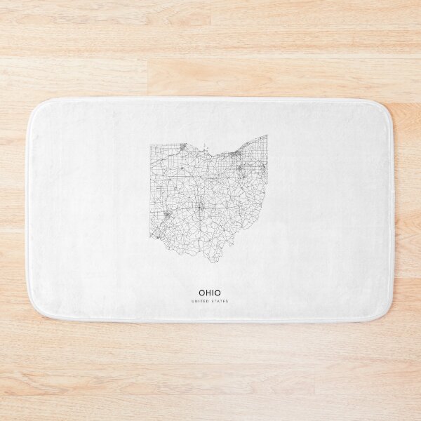 Item preview, Ohio State Map 2 Art Print by LandSartprints designed and sold by LandSartprints.