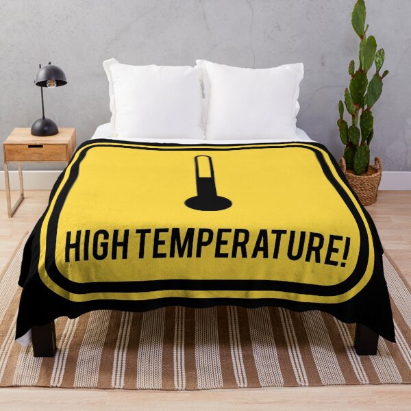 Item preview, Warning sign - High Temperature  designed and sold by Smaragdas.