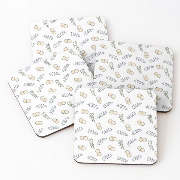 Item preview, Twigs and Cotton Pads Eco Pattern designed and sold by oixxo.