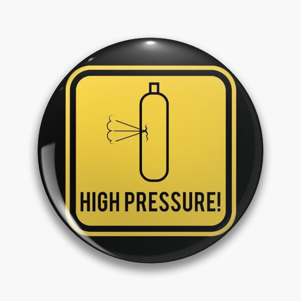 Item preview, Warning sign - High Pressure designed and sold by Smaragdas.